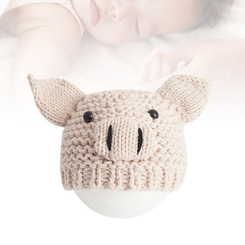 cappellino all'uncinetto in beige 2