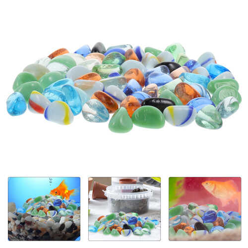 set verlichte aquariumstenen van visbak, gemengde kleuren 2