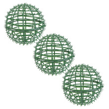 3 stuks kunstmatige plant topiaire bol houders voor decoratie