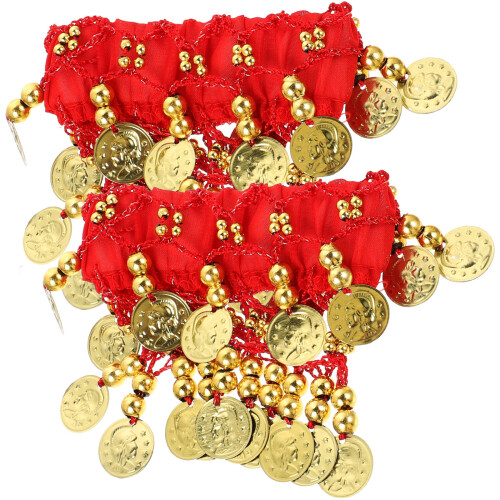 pulseira de tornozelo para do ventre e jóia de pé, 2 peças 2