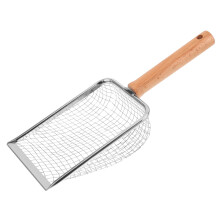 Cat Litter Scoop Stainless Steel With Handle, Pet Waste Cleaner For Cats And Reptiles, Easy To Clean, Nonstick Litter Scooper