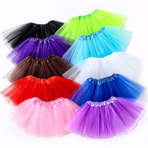 6 gonnellini in chiffon, vari, per 1