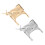 2 koe-broches met levendig design op kleding 10