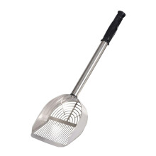 Cat Litter Stainless Steel Heavy Duty Sand Rake For Easy Cleanup Multifunctional Wide Deep Design Silver