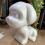 de cão espuma branca para artesanato e arranjos diy 10