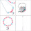 conjunto de colar, pulseira e com corrente de unicórnio para crianças 9
