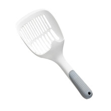 Cat Litter Scooper 2-Pack Long Handle Durable Plastic Comfortable Grip All Litter Types High Temperature Resistant