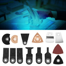 38 Stück Oszillierende Multitool-Sägeblätter & Schleifpapier-Set, 10-87mm