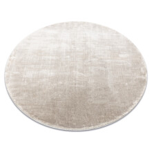Carpet VISCO circle silver 3 plush, IMITATION OF RABBIT FUR circle 120 cm