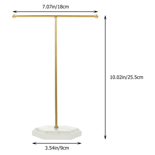 T Shape Design Jewelry Display Rack Holder Organizer 1
