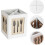 Flatware Caddy Wooden Kitchen Utensil Organizer Divided Cutlery Holder Tray Flatware Silverware Storage Box 4