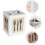 Flatware Caddy Wooden Kitchen Utensil Organizer Divided Cutlery Holder Tray Flatware Silverware Storage Box 6