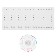 set kumihimo weefplaat 10 cm met pen voor armbandweefsel