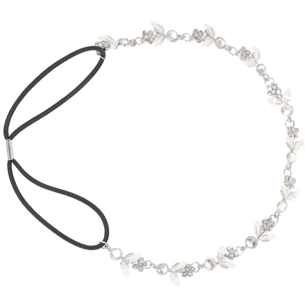 Dames Bladvormige Haarband Met Elastische Band-image