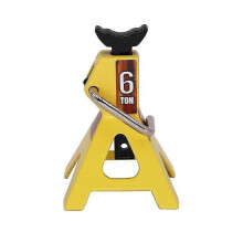 Metal Jack Stands 6 Ton Height Adjustable for 1/10 Rc Scx10-yellow