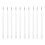 10Pcs Crafts Weeding Tool Air Release Pen Refills White ABS Iron 3
