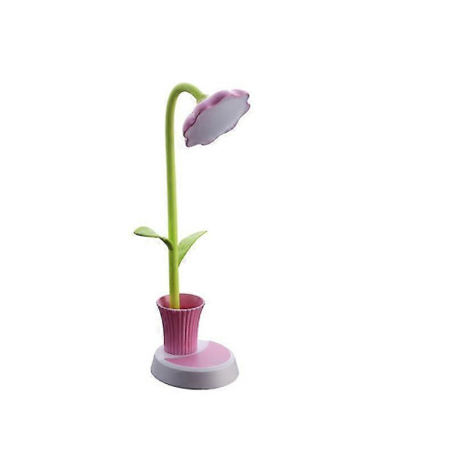 Dimmable Led Desk Lamp for Children, Usb Folding Lamp Pink