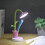 Dimmable Led Desk Lamp for Children, Usb Folding Lamp Pink 6