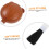 Air Blower Cleaning Tool 2-Pack Ergonomic Squeeze Ball Pump Brush For Camera Lens, Electronics, PC Sensor Maintenance 3