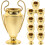 10 unid. troféu para concurso, atividade, prêmio de 9