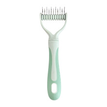 Grooming Brush Dematting Comb For Dogs And Cats Pet Hair Removal Tool Small Green Shedding Fur