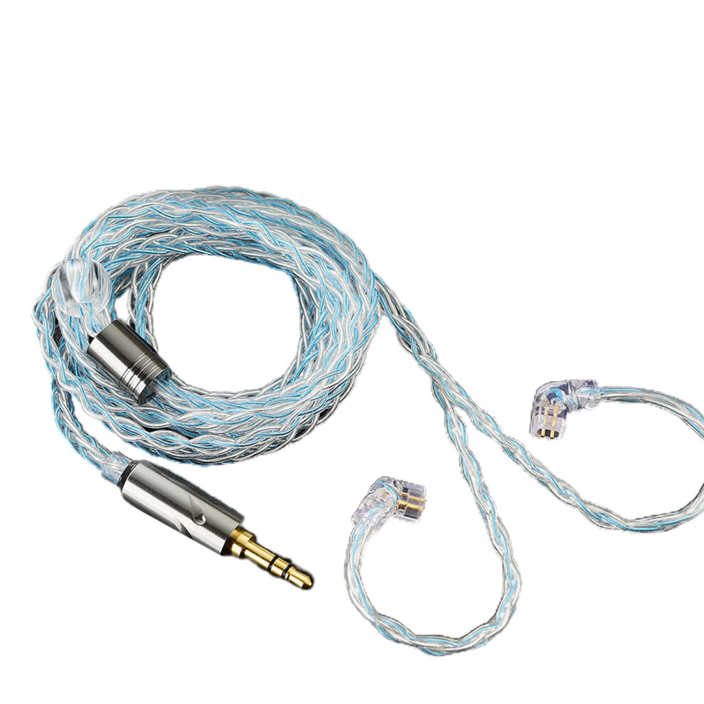 Dedicated Earphone Cable 2Pin 0.75Mm Replacement For Qkz-Zxn/Zxt/Ak6 Headset Compatible With 2Pin Earphones Blue 9393856950959