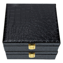 2 zigarrenbehälter mit schnappverschluss, humidor, organizer, halter