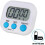 Magnetic Kitchen Timer Clock  Digital Visual Timer  Count-Down & Stopwatch -  Multipurpose Timer 6