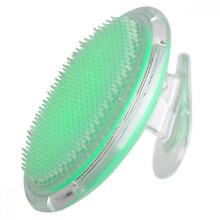 Exfoliating brush to prevent razor bumps and eliminate facial irritation from shaving