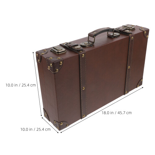 de couro vintage para armazenamento e vitrines 2