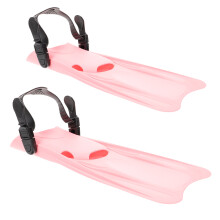 par de nadadeiras plástico para snorkel e natação, ideais piscina