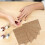conjunto papel dupla face para unhas com folhas pet reutilizáveis 3