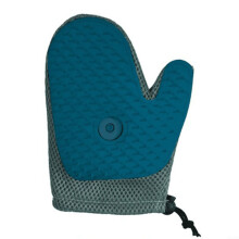 Anti Static Pet Hair Removal Gloves For Grooming With Mesh And TPR Materials To Remove Loose And Embedded Hair Blue