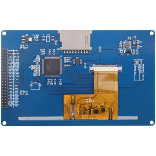 High-Resolution 5-Inch Color TFT LCD Touch Screen (800x480) with SSD1963 Controller and SD Card Interface Model SSD1963 1
