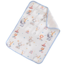 Waterproof Crib Mattress Protector Fits Standard Crib Size, Leak-Proof, Washable Bassinet Pee Sheet, Baby Nursery Travel