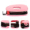 Compact Pink Two Hole Punch Office Paper Puncher Abs+iron Durable 5