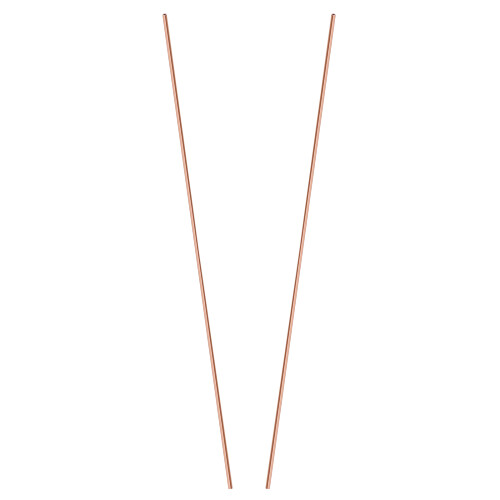 2 koperen buizen 3 mm, voor knutselen 2