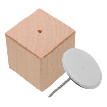 houten bloemnagelhouder set voor bakgerei en presentatie van patronen