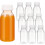 10 garrafas transparentes com tampa , e bebidas 1