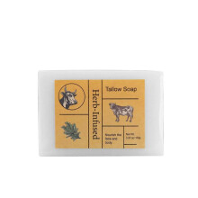 Tallow Balm Soap Hand Made Soap Cleansing Face And Back Beauty Soap Oil Control Moisturizing Face Wash Bath Soap 100g