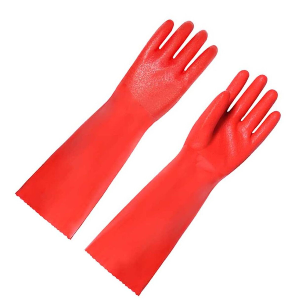 Non-slip Washing Gloves Thickened 1 Pair 35 Cm Length For Dishwashing And Kitchen Cleaning Household Gloves-image-OPC-PKQW7MM-NEW