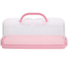 Brotdose luftdicht transparent für Kuchen, Plätzchen