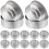 1Ensemble Boîtes Aluminium Argentées Mèches Coton Pour Bougies 9