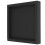 tabuleiro plástico espessado 20x20 cm preto com base impermeável 6