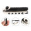 capotraste para ukulele e guitarra, plástico preto 4