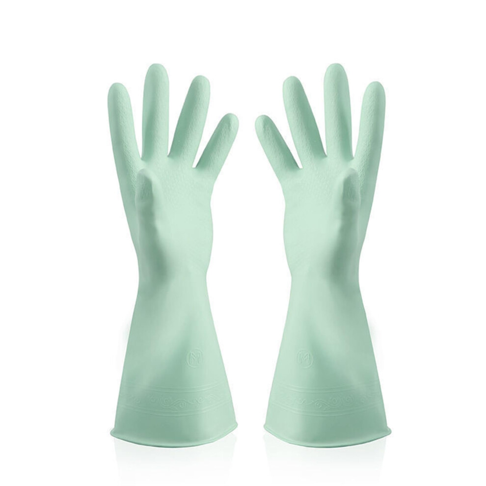 Dishwashing Gloves Waterproof Super Thick Durable Plastic Rubber Green For Kitchen And Laundry-image-OPC-PKQWF9Z-NEW