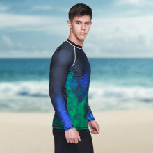Keep Diving Herren UV-Schutz Tauchanzug Top 3XL Atmungsaktiv & Schnell Trocknend Grau