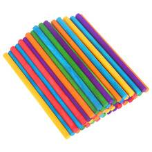 100 stück bunte holz-werkstäbchen 20 x 0,5 cm zum basteln