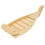 holz sushiplatte bootform snacktablett servierplatte größe l 4