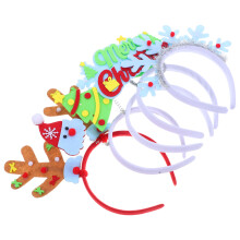 5 leuchtende weihnachts-stirnbänder mit rentierhörnern &